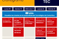 cronograma de las charlas de inducción
