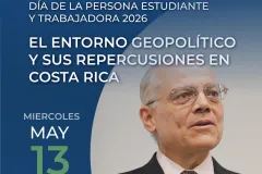 Afiche del evento contiene la misma información del artículo