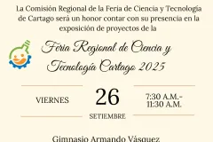 imagen con información de la feria