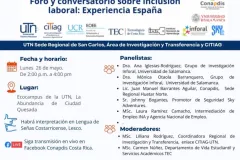 Afiche con detalles del Foro