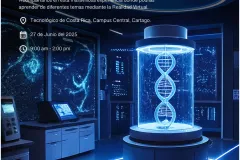 Afiche con información de la Feria Realidad Virtual