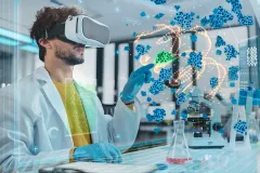 Imagen ilustrativa de la aplicación de la Salud con Inteligencia Artificial