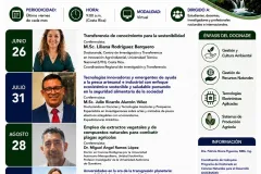 Es un afiche con el detalle de actividades del DOCINADE Colloquium.