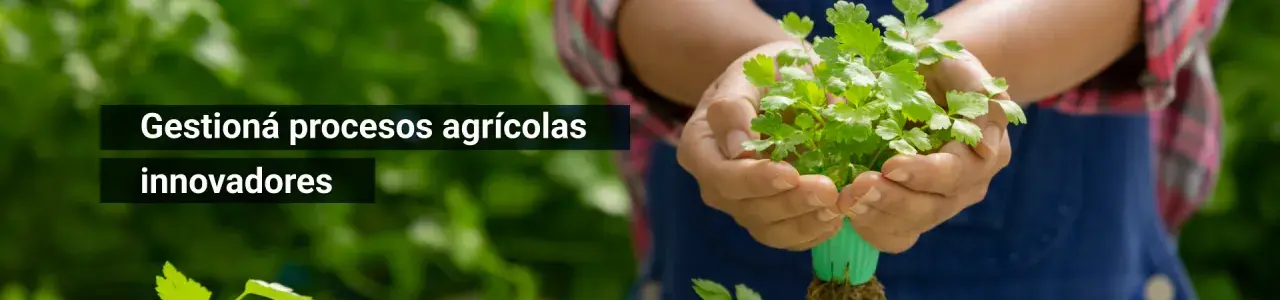 Gestioná procesos agrícolas innovadores