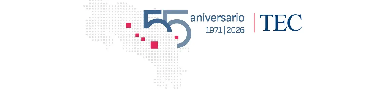 Logo del 55 aniversario del TEC