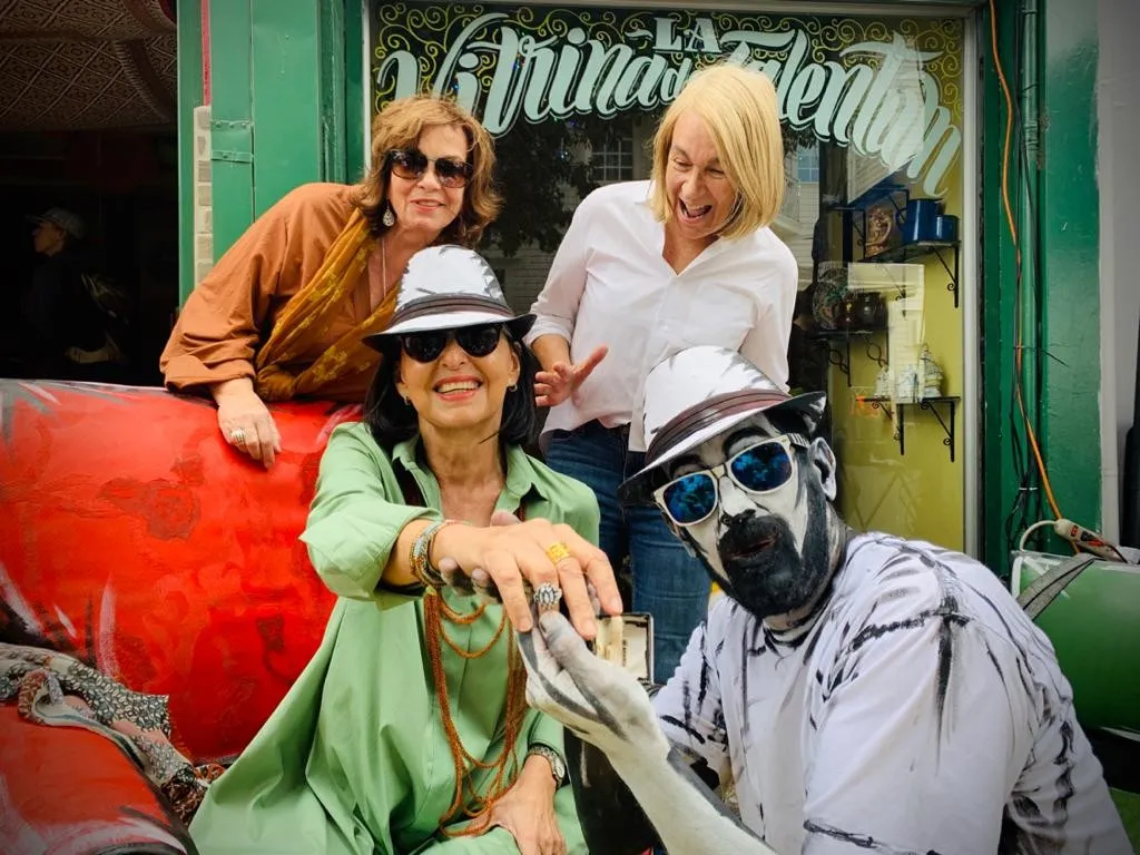 Artistas en el festival