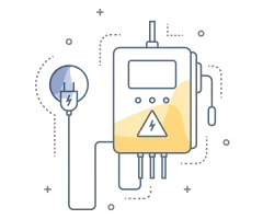 icono de conexiones eléctricas