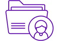 icono de un folder con una foto de una persona