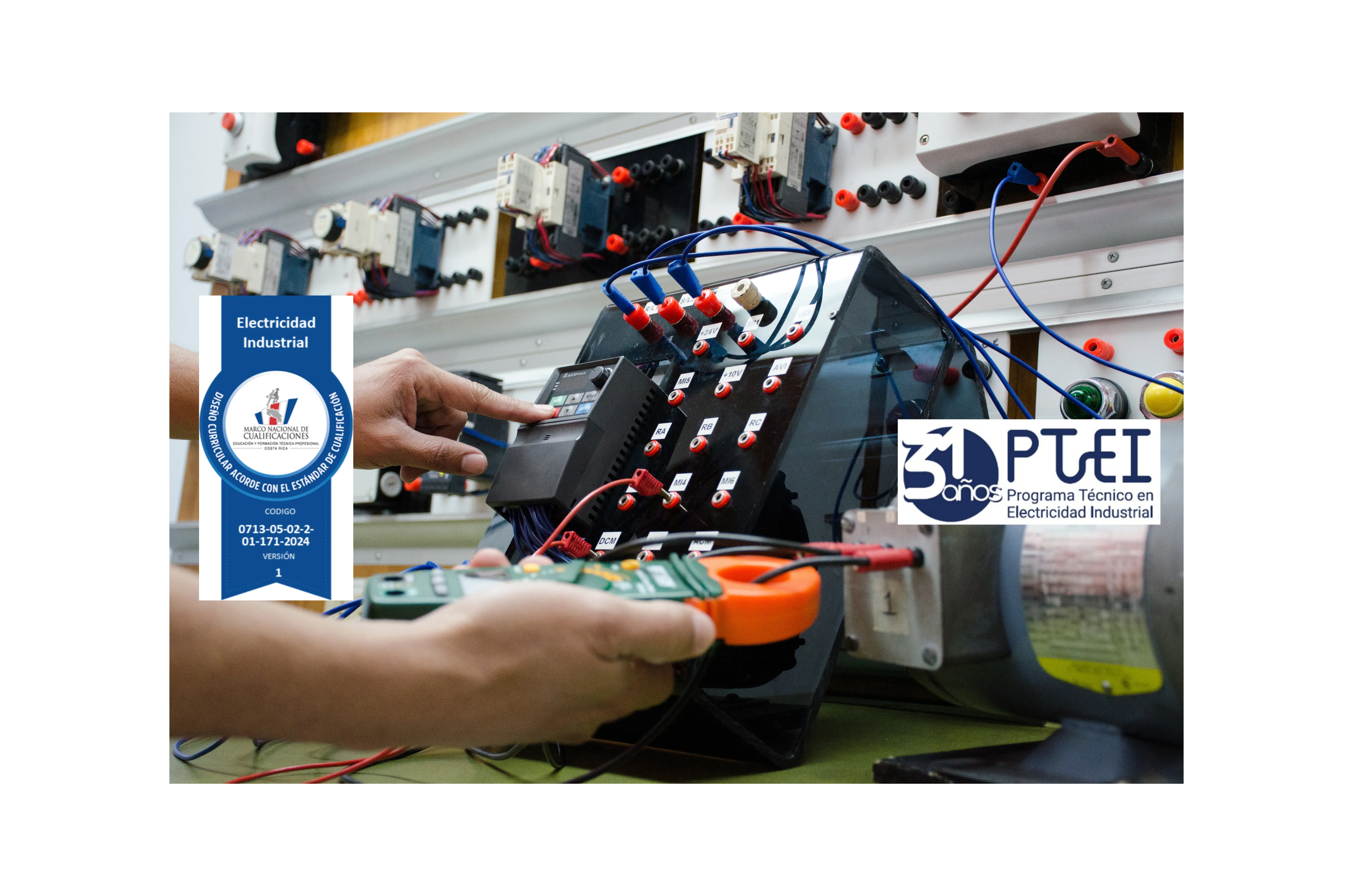 Medición corriente de un motor eléctrico