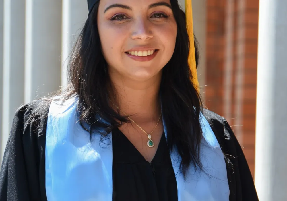 Fotografía de graduanda