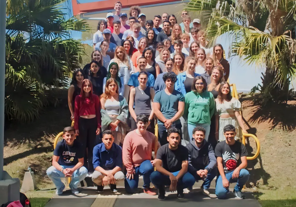Fotografía de estudiantes extranjeros en el programa
