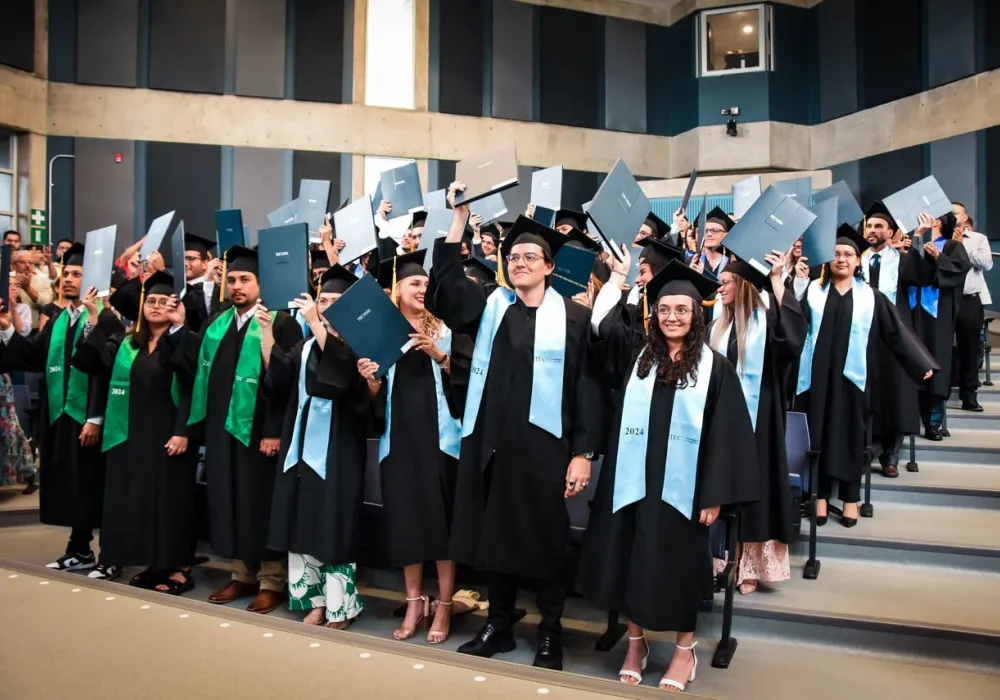 Fotografía de los graduandos