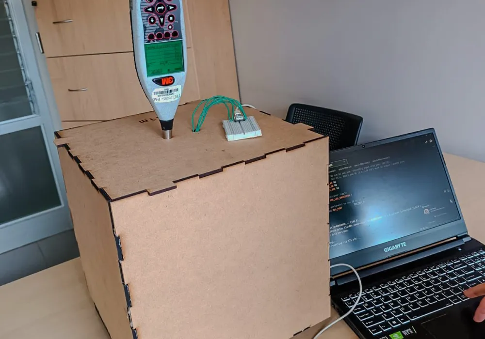 Prototipo creado para la medición del ruido