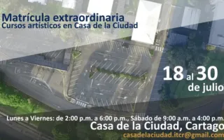 flyer de matrícula extra