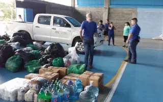 ayuda a afectados en la Zona Norte