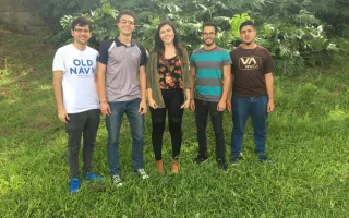 En el orden usual: Edwin Vásquez Leiva, Luis Alejandro Corrales Navarro, Gabriela Delgado Quesada, José Pablo Fernández Cordero y Ariel Arias Méndez 
