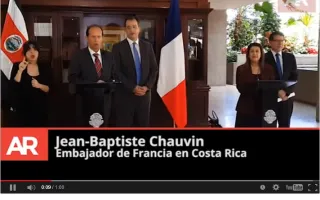 Noticia de embajador de Francia 