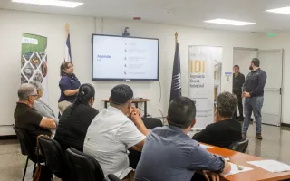 Capacitación en una clase