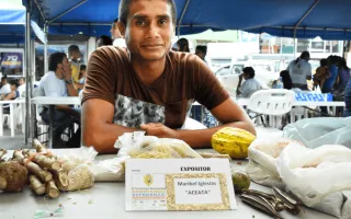 Ballarino Oniel, uno de los beneficiados por los proyectos de extensión