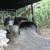 Antigua caldera de leña para calentar el agua y pasteurizar la leche en LLAFRAK (Juanilama de Santa Rosa de Pocosol).