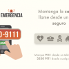 ¿Qué hacer en caso de emergencia?. Mantenga la calma y llame desde un lugar seguro al teléfono 25509111