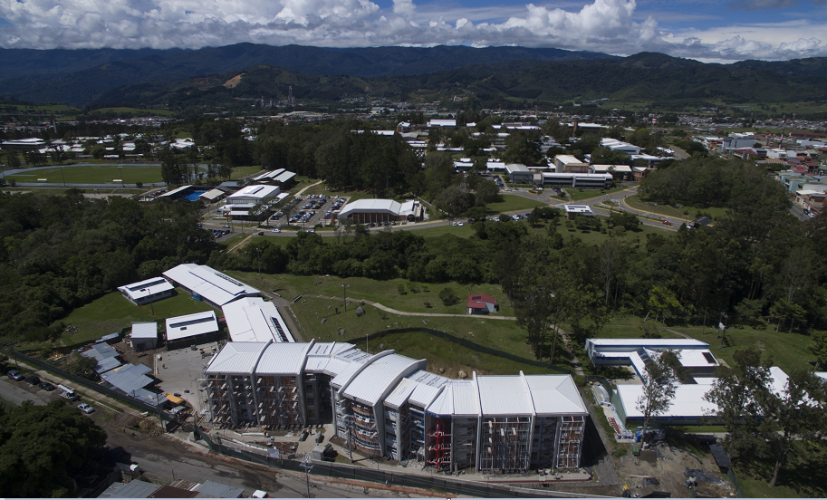 Vista aérea campus Cartago.